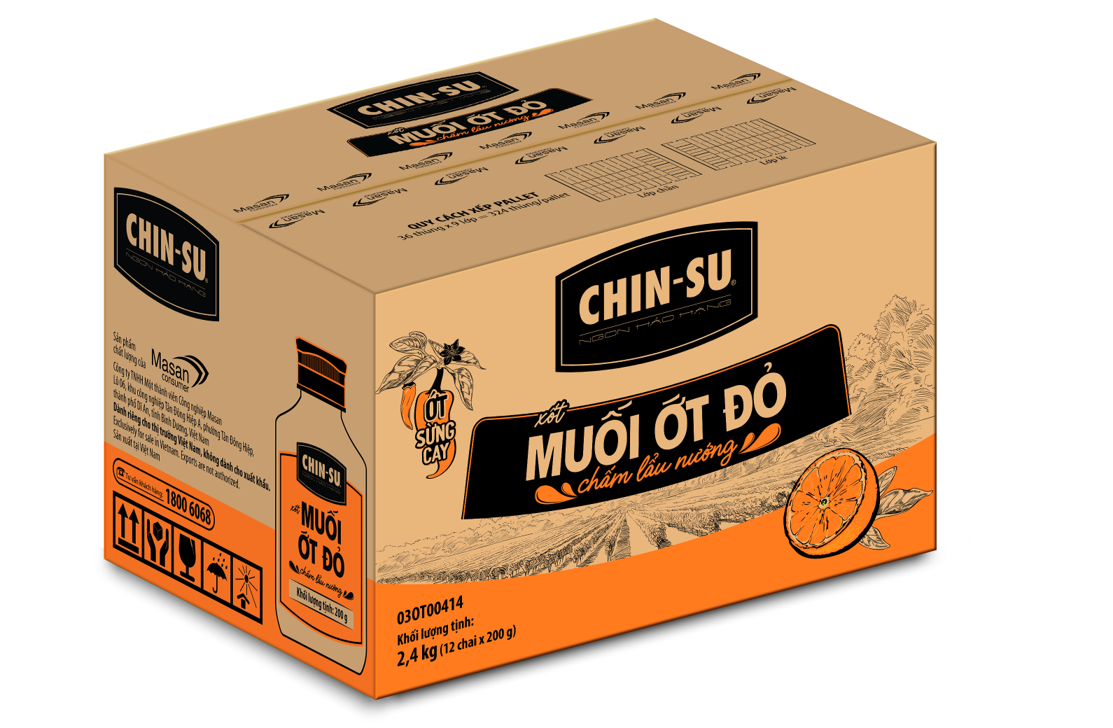 XỐT MUỐI ỚT ĐỎ CHIN-SU RED BBQ & HOTPOT DIPPING SAUCE