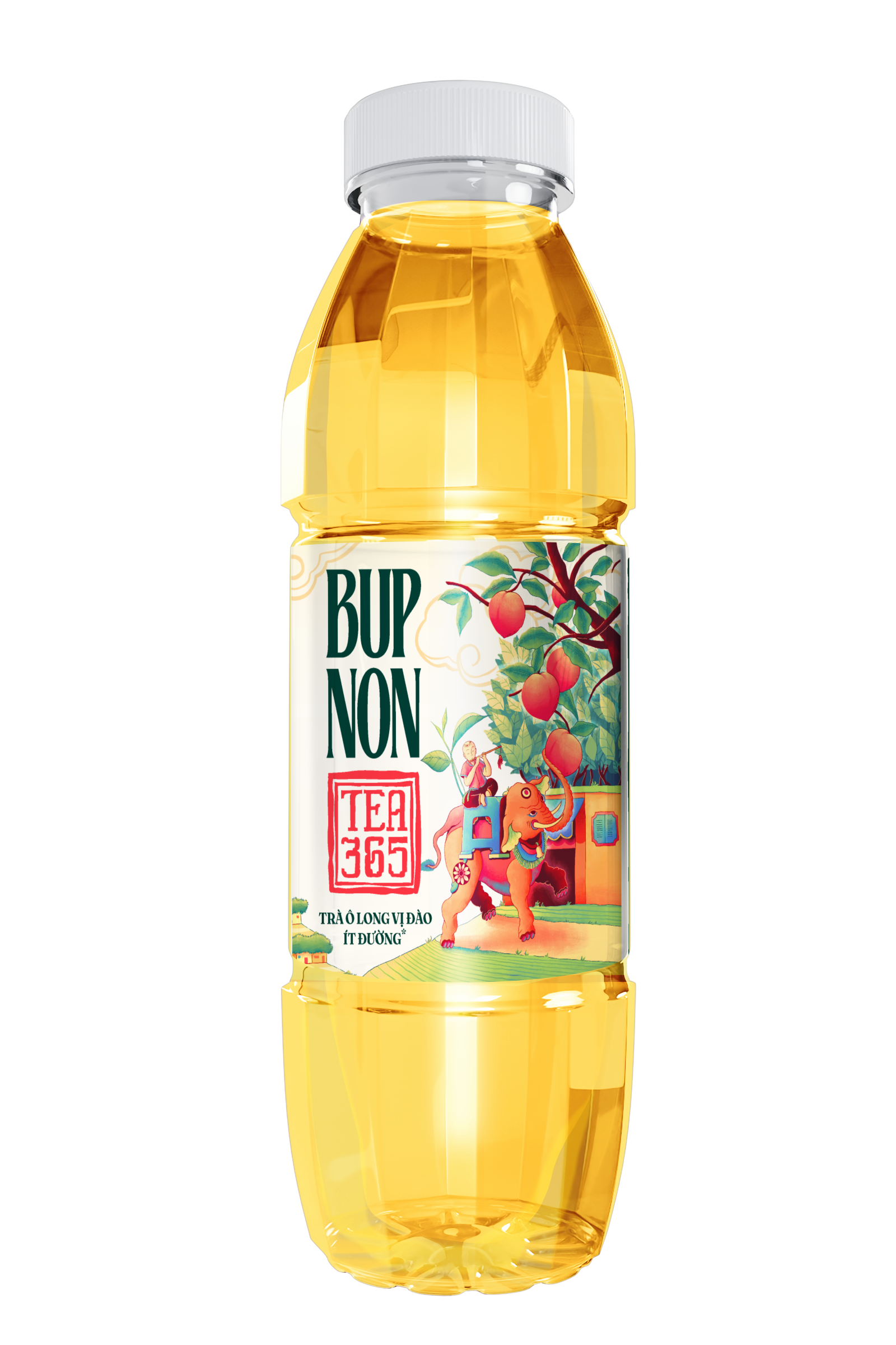 Bupnon Tea 365 Trà Ô long Hương Đào