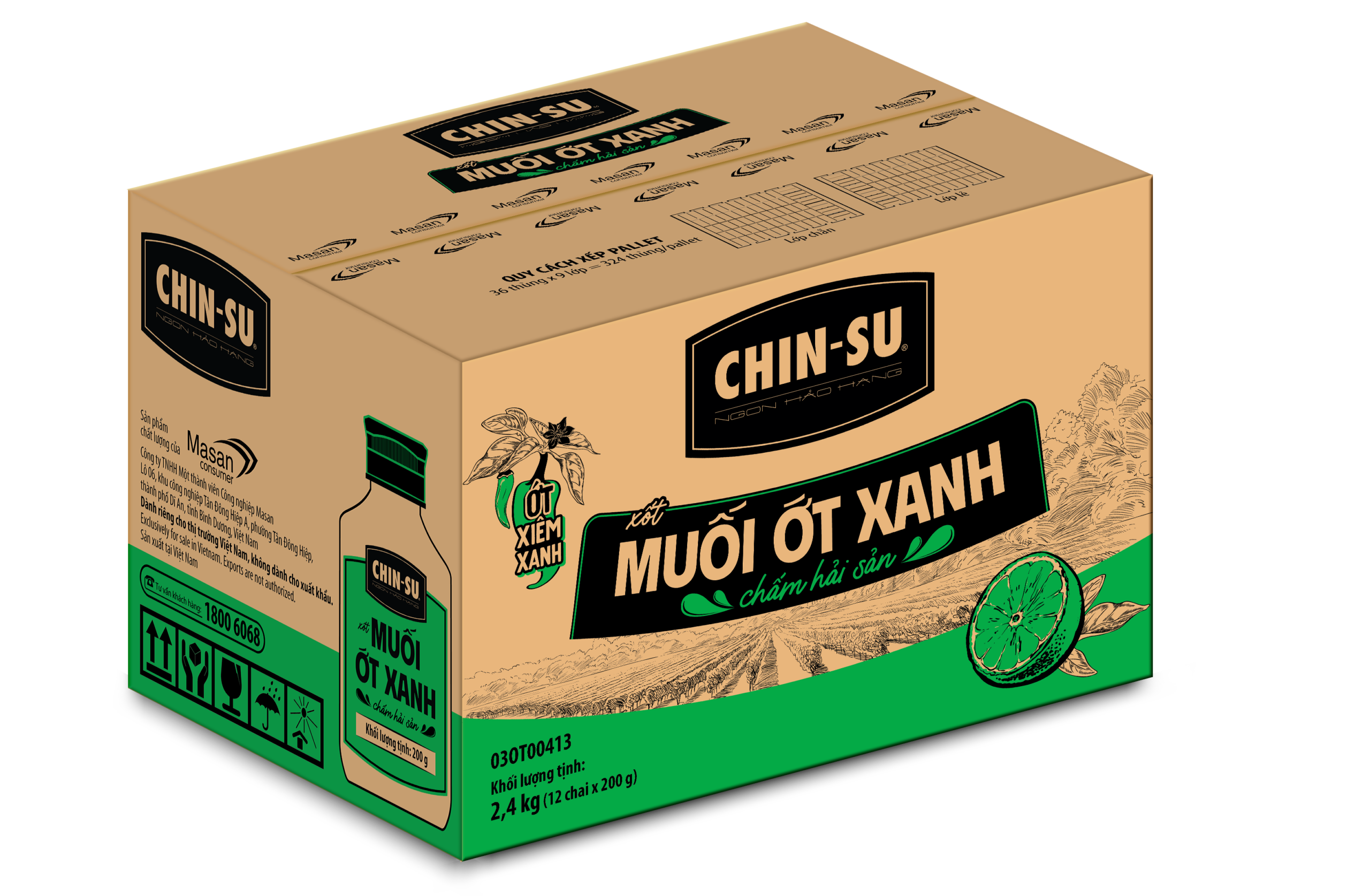 Bộ đôi Xốt Muối Ớt Xanh & Muối Ớt Đỏ CHIN-SU - Masan Consumer