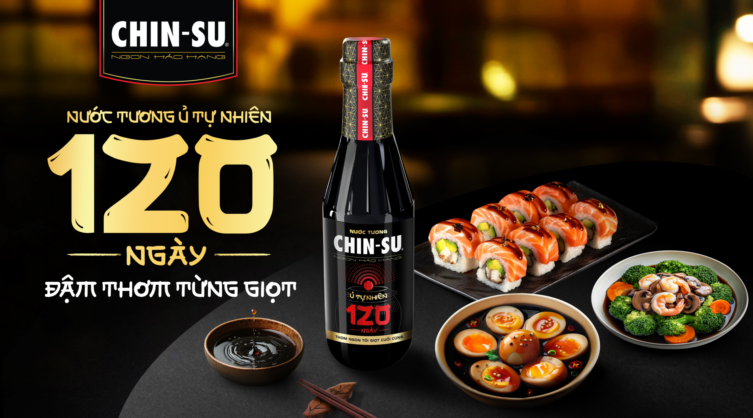 Nước tương CHIN-SU Ủ tự nhiên 120 ngày - Masan Consumer